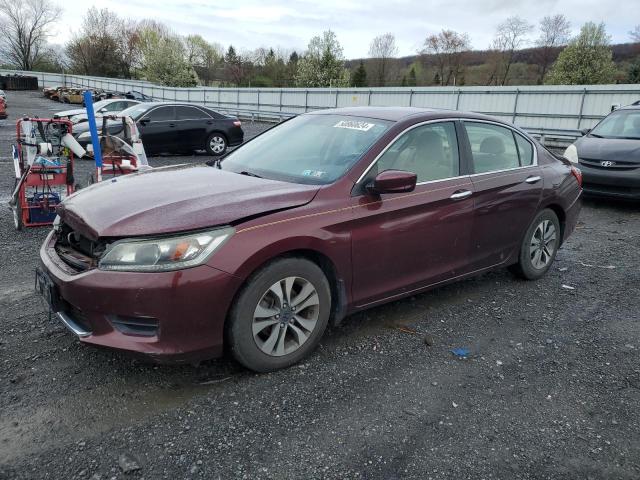 1HGCR2F39DA193492 - 2013 HONDA ACCORD LX BURGUNDY photo 1