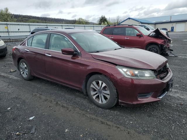 1HGCR2F39DA193492 - 2013 HONDA ACCORD LX BURGUNDY photo 4