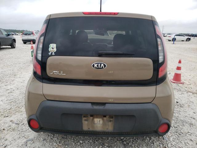 KNDJP3A52F7209333 - 2015 KIA SOUL + BROWN photo 6