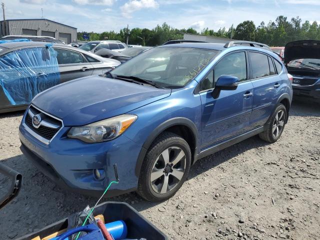 JF2GPBKC8EH319962 - 2014 SUBARU XV CROSSTR 2.0I HYBRID TOURING BLUE photo 1