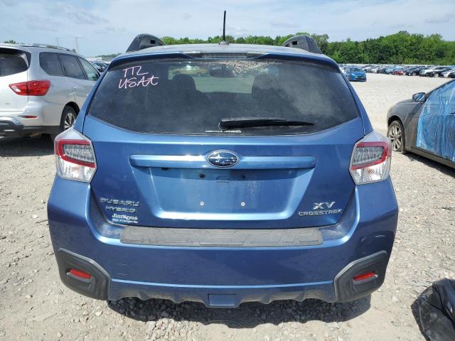 JF2GPBKC8EH319962 - 2014 SUBARU XV CROSSTR 2.0I HYBRID TOURING BLUE photo 6