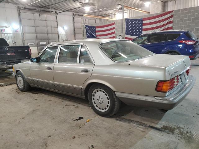 WDBCA39E7MA576161 - 1991 MERCEDES-BENZ 560 SEL BEIGE photo 2