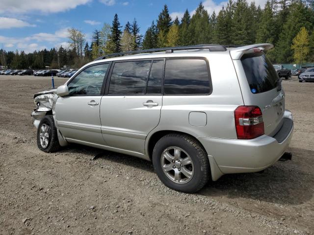 JTEHD21A140028921 - 2004 TOYOTA HIGHLANDER SILVER photo 2