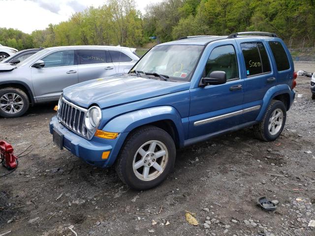 1J4GL58K86W266987 - 2006 JEEP LIBERTY LIMITED BLUE photo 1