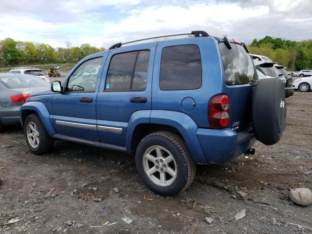 1J4GL58K86W266987 - 2006 JEEP LIBERTY LIMITED BLUE photo 2