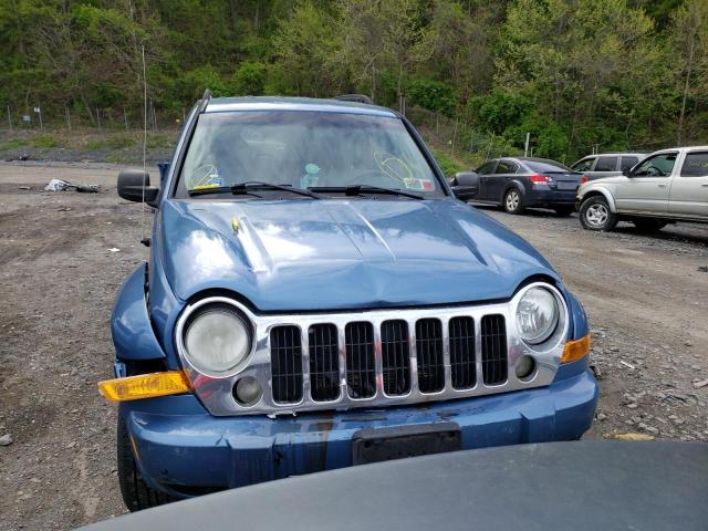 1J4GL58K86W266987 - 2006 JEEP LIBERTY LIMITED BLUE photo 5