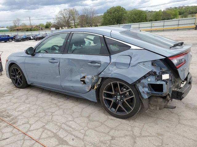 19XFL1H85NE021720 - 2022 HONDA CIVIC SPORT TOURING GRAY photo 2