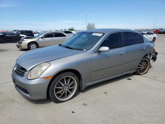 JNKCV51E86M513812 - 2006 INFINITI G35 GRAY photo 1