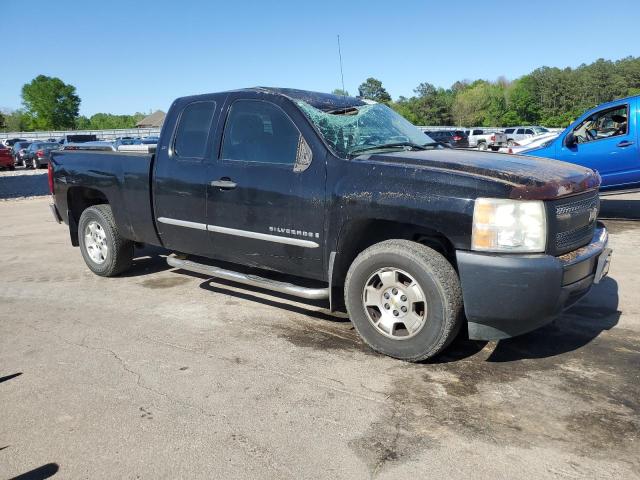 1GCEC19X47Z649230 - 2007 CHEVROLET SILVERADO C1500 CLASSIC BLACK photo 4