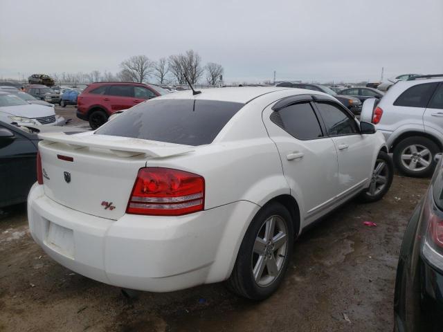 1B3LC76M98N661534 - 2008 DODGE AVENGER R/T WHITE photo 4