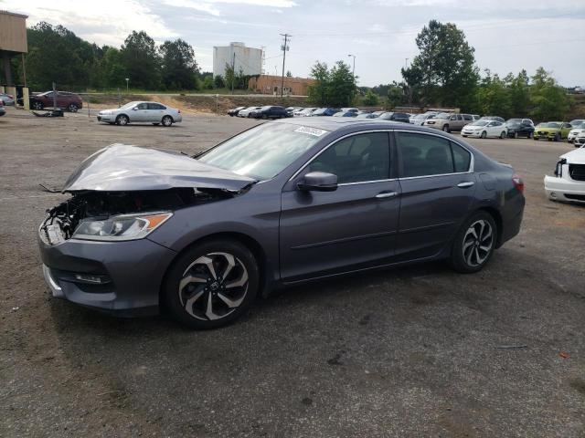 1HGCR2F86HA109761 - 2017 HONDA ACCORD EXL GRAY photo 1