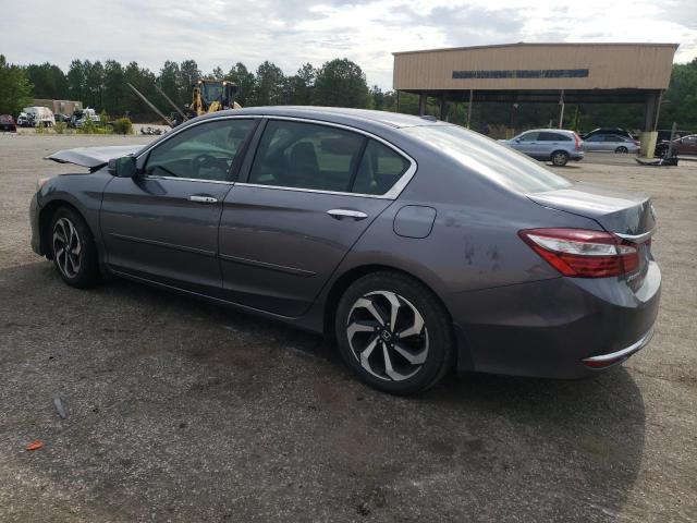 1HGCR2F86HA109761 - 2017 HONDA ACCORD EXL GRAY photo 2