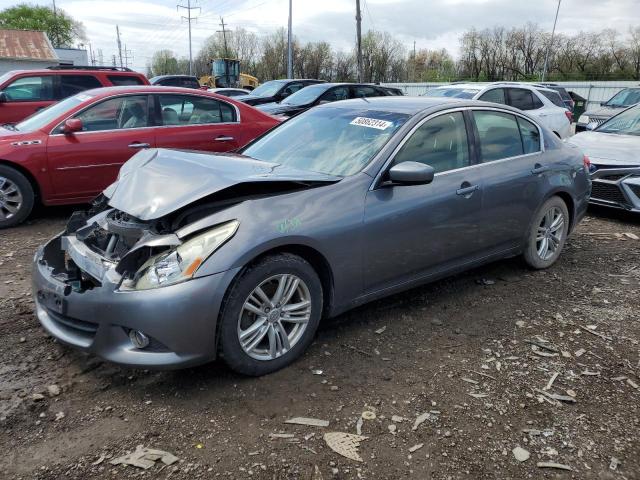 JN1DV6AP3CM811440 - 2012 INFINITI G25 BASE GRAY photo 1