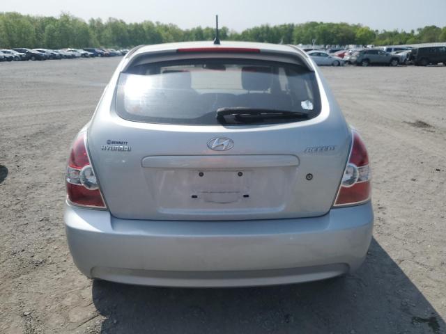 KMHCM3AC8AU149807 - 2010 HYUNDAI ACCENT BLUE SILVER photo 6