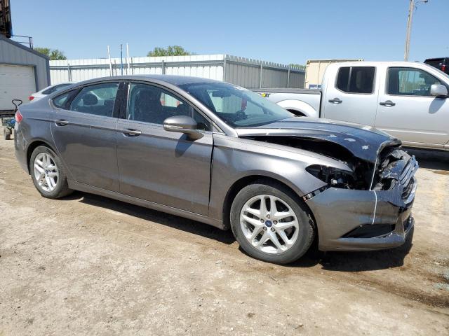 3FA6P0HR4DR378830 - 2013 FORD FUSION SE GRAY photo 4