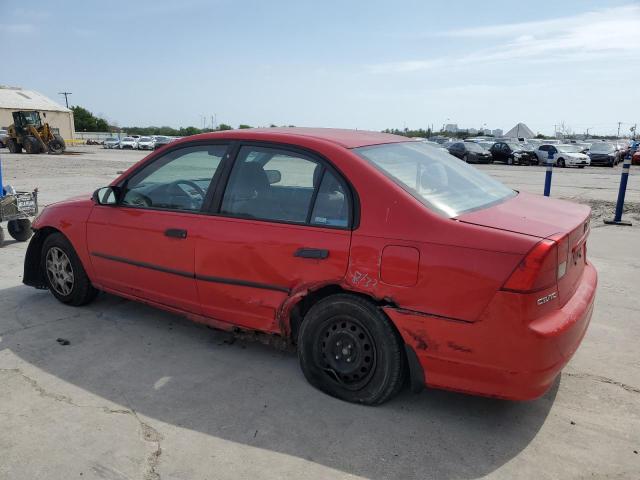 1HGES16355L015947 - 2005 HONDA CIVIC DX VP Qırmızı foto 2