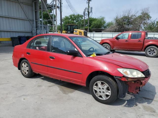 1HGES16355L015947 - 2005 HONDA CIVIC DX VP Qırmızı foto 4