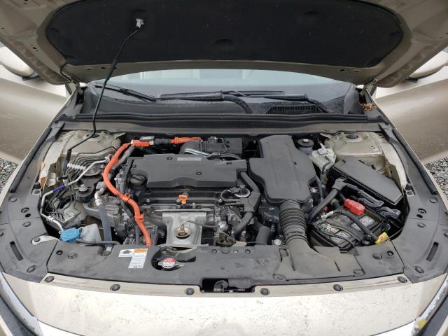 1HGCV3F47KA020481 - 2019 HONDA ACCORD HYBRID EX TAN photo 11