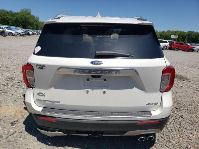 1FM5K8HC2MGB11302 - 2021 FORD EXPLORER PLATINUM WHITE photo 6