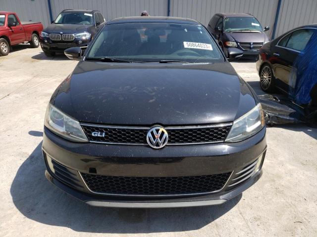 3VW567AJXDM227684 - 2013 VOLKSWAGEN JETTA GLI BLACK photo 5