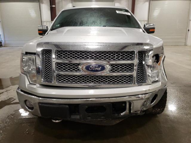 1FTFX1EV5AKB83336 - 2010 FORD F150 SUPER CAB SILVER photo 5