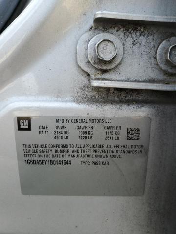 1G6DA5EY1B0141644 - 2011 CADILLAC CTS SILVER photo 13