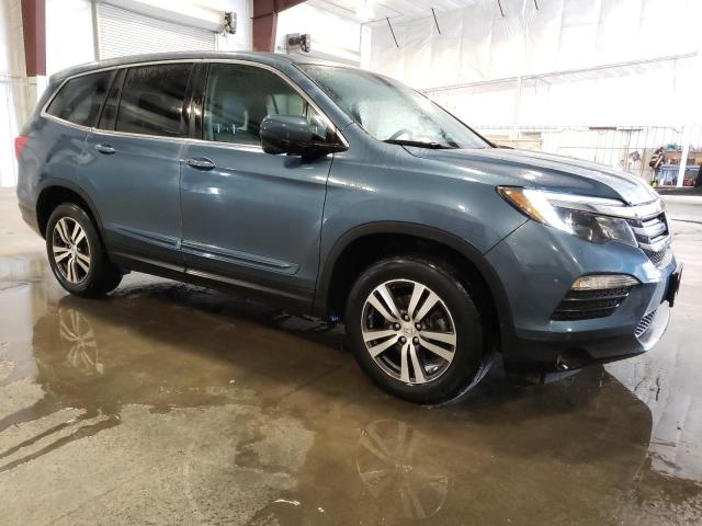 5FNYF6H38JB072652 - 2018 HONDA PILOT EX BLUE photo 4