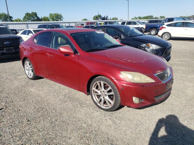 JTHBK262865016674 - 2006 LEXUS IS 250 MAROON photo 4