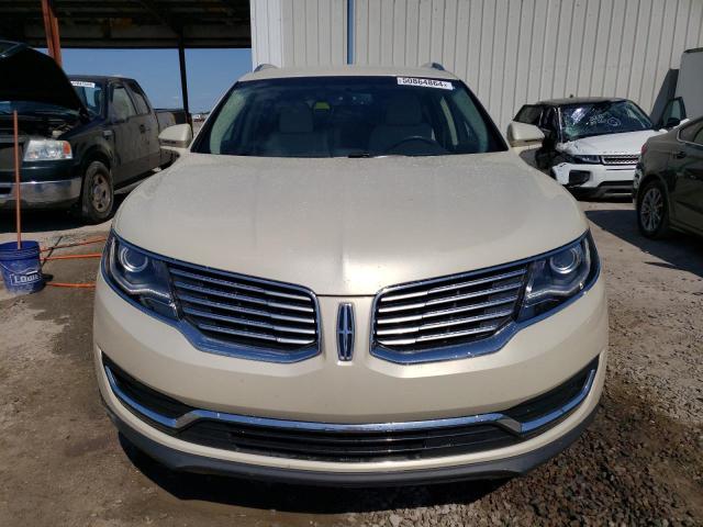 2LMTJ6KR3GBL78914 - 2016 LINCOLN MKX SELECT BEIGE photo 5