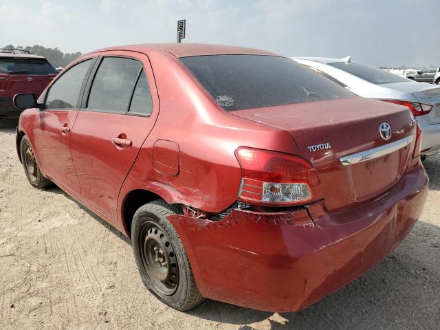 JTDBT923771126503 - 2007 TOYOTA YARIS RED photo 2