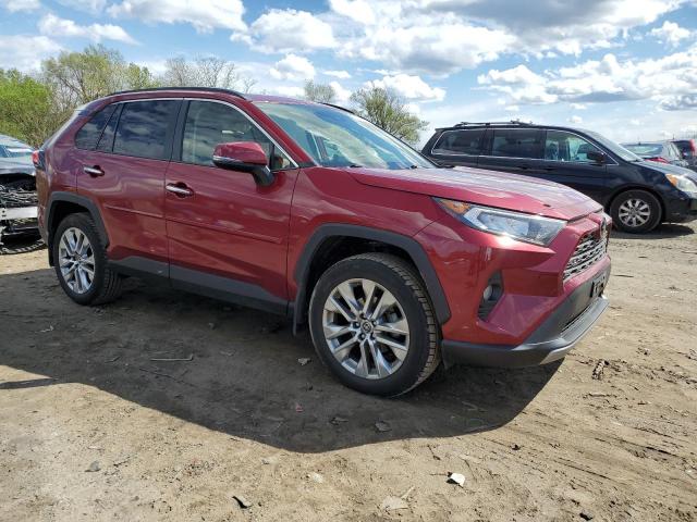 JTMN1RFV1KD036267 - 2019 TOYOTA RAV4 LIMITED RED photo 4