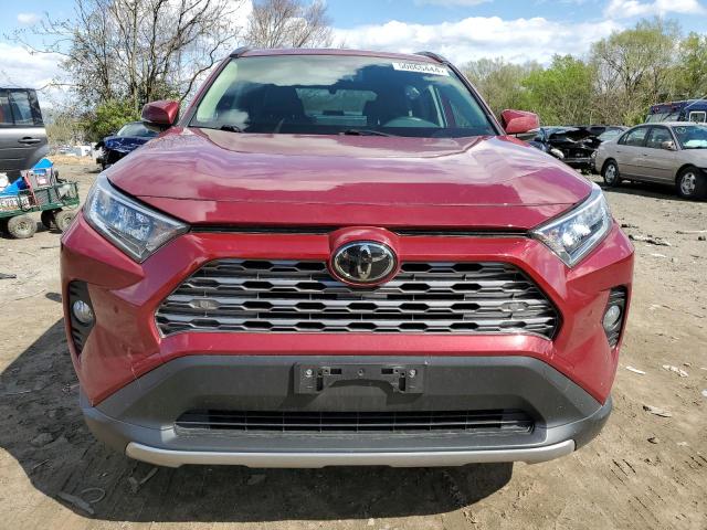 JTMN1RFV1KD036267 - 2019 TOYOTA RAV4 LIMITED RED photo 5