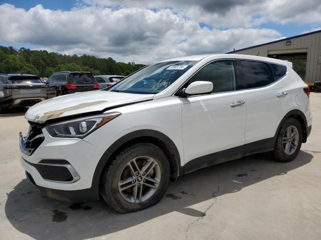 5NMZT3LB6JH096411 - 2018 HYUNDAI SANTA FE S WHITE photo 1