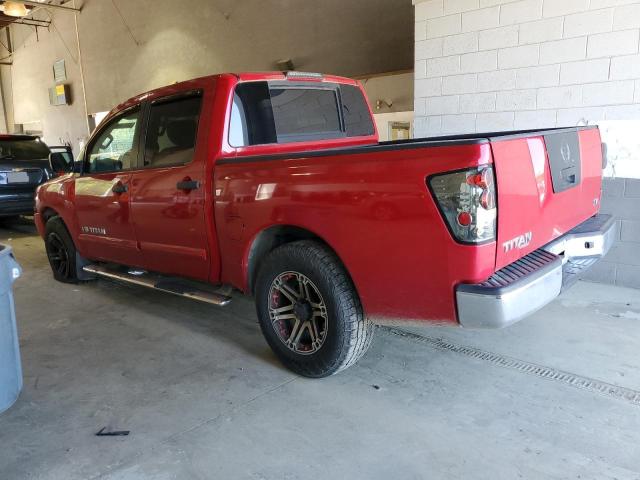 1N6AA0EK6CN306443 - 2012 NISSAN TITAN S RED photo 2