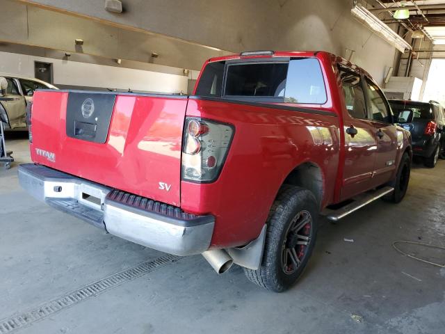 1N6AA0EK6CN306443 - 2012 NISSAN TITAN S RED photo 3