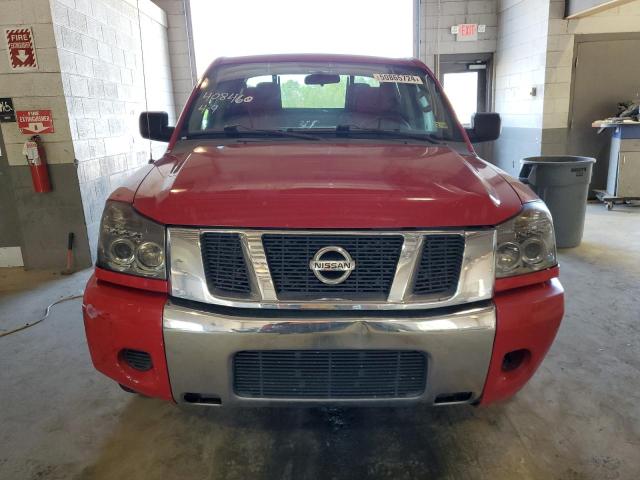 1N6AA0EK6CN306443 - 2012 NISSAN TITAN S RED photo 5