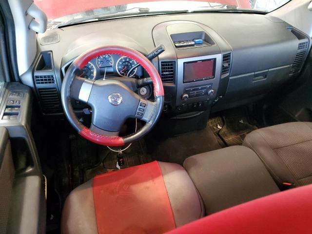 1N6AA0EK6CN306443 - 2012 NISSAN TITAN S RED photo 8