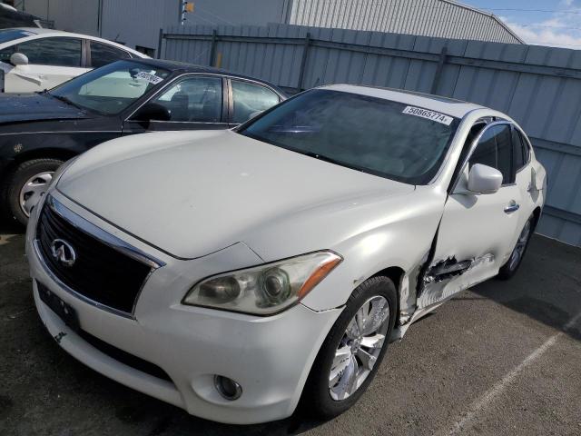 JN1BY1AP1BM322566 - 2011 INFINITI M37 WHITE photo 1