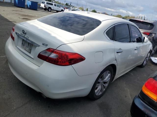 JN1BY1AP1BM322566 - 2011 INFINITI M37 WHITE photo 3