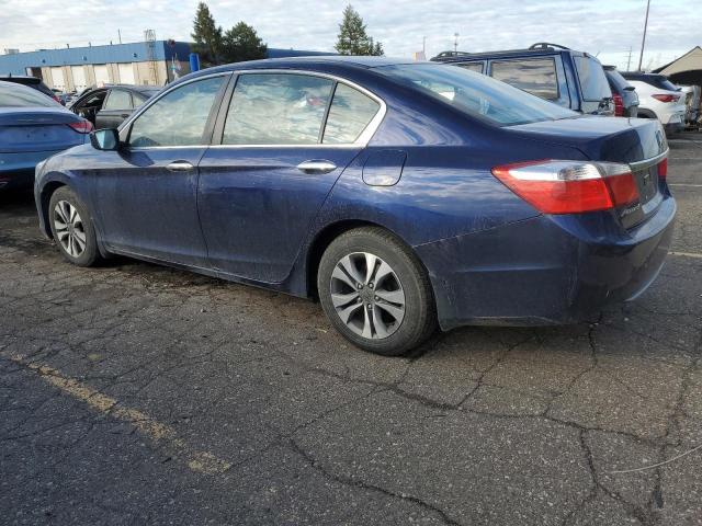 1HGCR2F37DA032753 - 2013 HONDA ACCORD LX BLUE photo 2