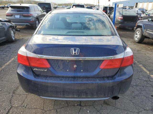 1HGCR2F37DA032753 - 2013 HONDA ACCORD LX BLUE photo 6