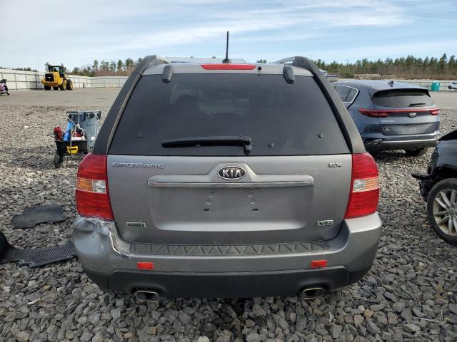 KNDJE723197555162 - 2009 KIA SPORTAGE LX SILVER photo 6