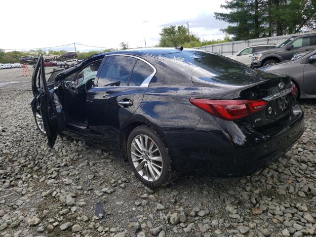 JN1EV7AR7JM445295 - 2018 INFINITI Q50 LUXE BLACK photo 2