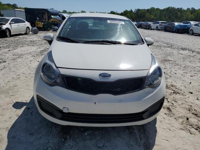 KNADM4A32C6092507 - 2012 KIA RIO LX WHITE photo 5