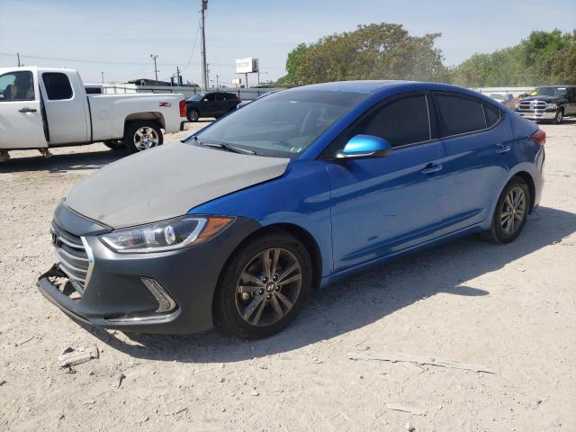 5NPD84LF2HH158873 - 2017 HYUNDAI ELANTRA SE BLUE photo 1