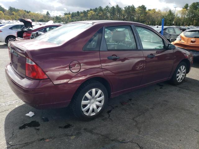 1FAHP34N77W315347 - 2007 FORD FOCUS ZX4 MAROON photo 3