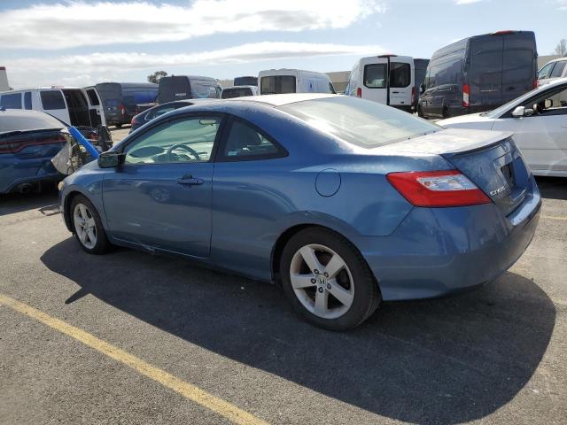 2HGFG12876H562594 - 2006 HONDA CIVIC EX BLUE photo 2