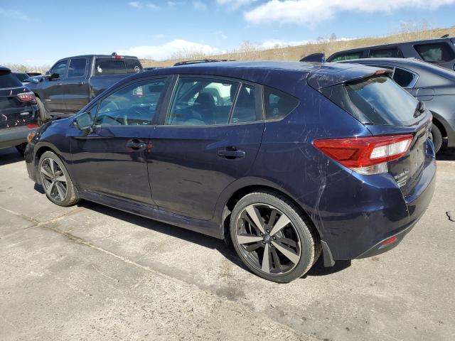 4S3GTAJ67K3706365 - 2019 SUBARU IMPREZA SPORT BLUE photo 2