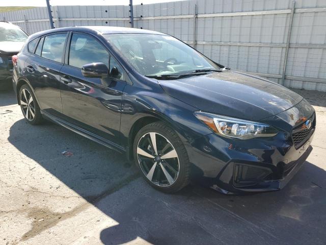 4S3GTAJ67K3706365 - 2019 SUBARU IMPREZA SPORT BLUE photo 4