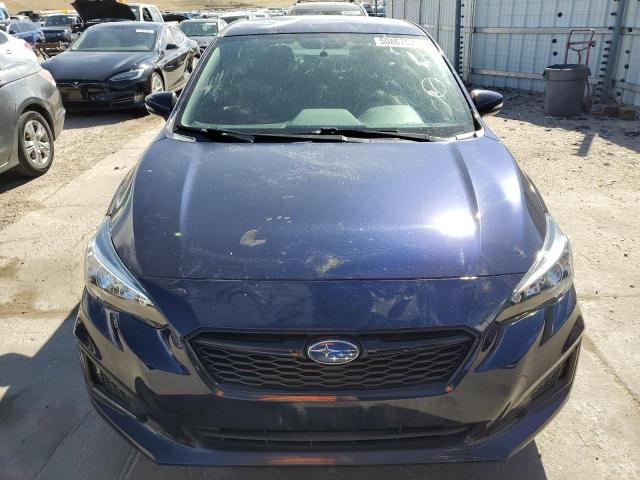 4S3GTAJ67K3706365 - 2019 SUBARU IMPREZA SPORT BLUE photo 5